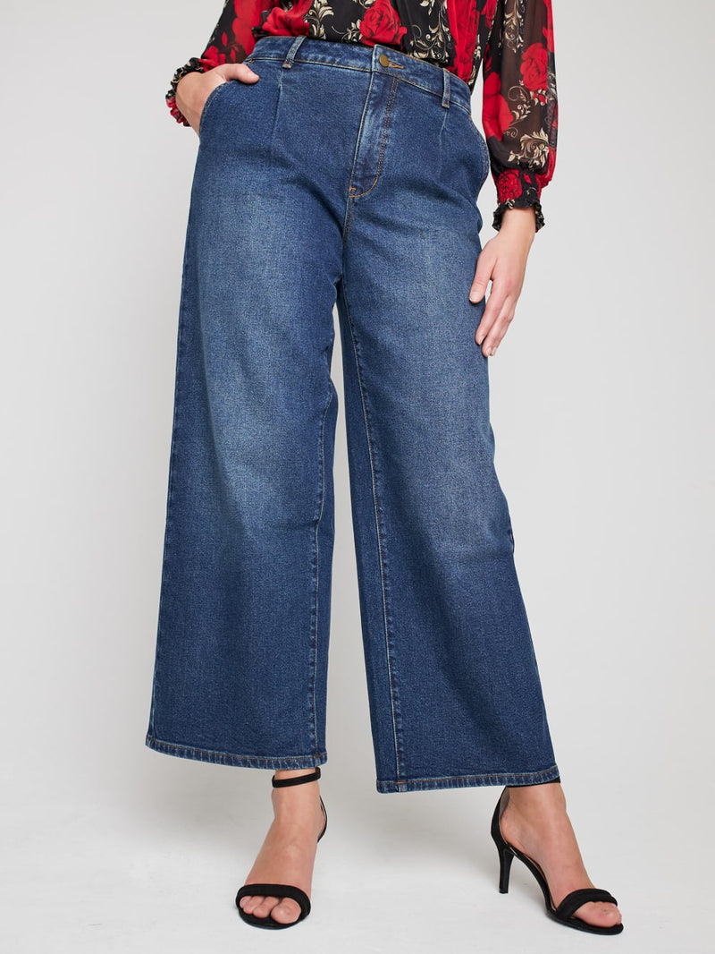 Westport Signature High Waist Loose Fit Skater Jeans - Plus